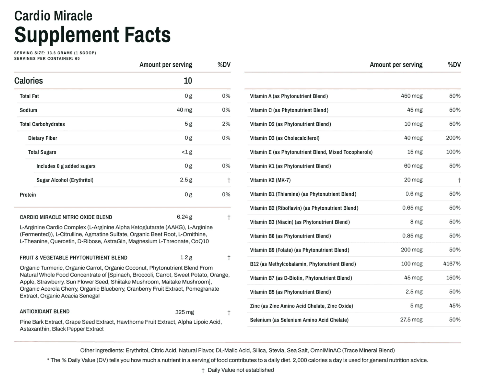 CARDIO MIRACLE (60-Servings) - Image 3