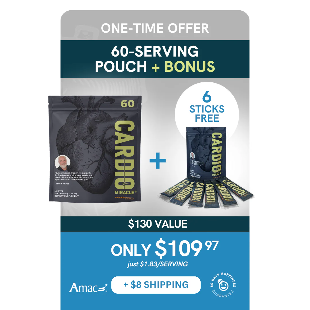 60-Serving Pouch & 6 Free Single Sticks AMAC