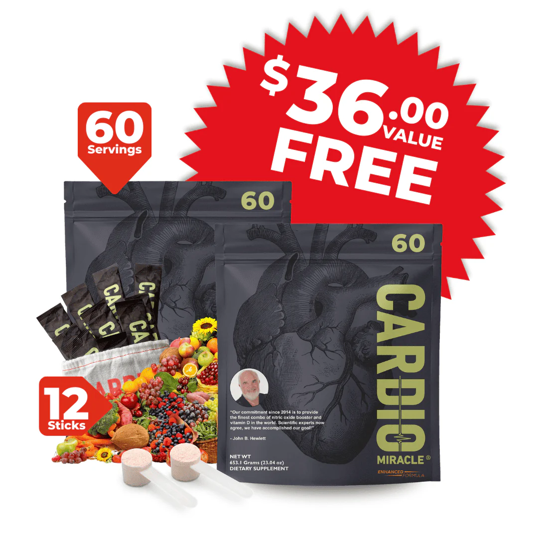 Cardio Miracle Upgrade Bundle: 120 Servings + One-Time Bonus (12 Free Sticks) - Image 2